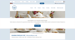 Desktop Screenshot of bohemiaporcelan.cz